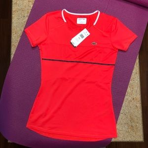 NWT Lacoste Sport Top Size 6